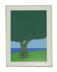 KORTZAU Ole 1939,BICYCLES UNDER AN APPLE TREE,1979,Sworders GB 2014-07-29