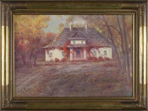 KORWIN PIOTROWSKI Mieczyslaw 1869-1930,Dworek,Desa Dom Auckcyjny PL 2023-03-25