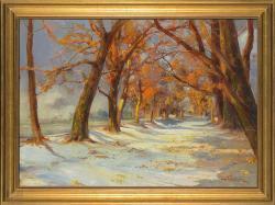 KORWIN PIOTROWSKI Mieczyslaw 1869-1930,In winter sun,Agra-Art PL 2009-10-11