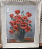 KORWIN PIOTROWSKI Mieczyslaw,Still Life of Poppies in a Vase,20th century,Tooveys Auction 2018-08-08