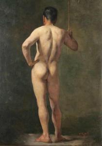 KOSAR Jaroslav,A Study of a Male Nude,Palais Dorotheum AT 2009-09-19