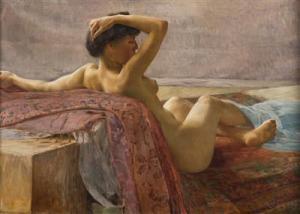 KOSAR Jaroslav,Nude Girl Resting,1870,Palais Dorotheum AT 2017-05-27