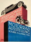 KOSEL Hermann,INTERNATIONALE AUTOMOBIL UND MOTORRAD AUSSTELLUNG.,1932,Swann Galleries 2008-05-12
