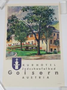 KOSEL Hermann 1896-1983,KURHOTEL GOISERN,1950,Palais Dorotheum AT 2023-01-31