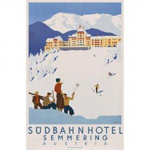 KOSEL Hermann 1896-1983,Sudbahn Hotel, Semmering Austria,1930,Lyon & Turnbull GB 2022-01-18