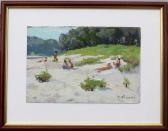 KOSHEVOI Victor 1924-2006,On the beach,1980,Lots Road Auctions GB 2018-10-14