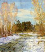 KOSHEVOI Victor 1924-2006,Winter Sunset,Lots Road Auctions GB 2007-10-21