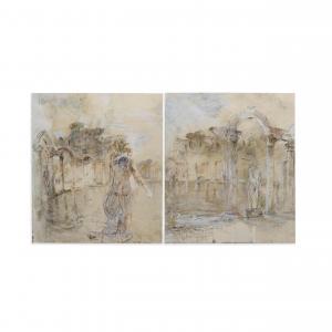 KOSHLYAKOV Valery Nikolaevich 1962,Untitled (Diptych),1997,Bonhams GB 2023-07-25