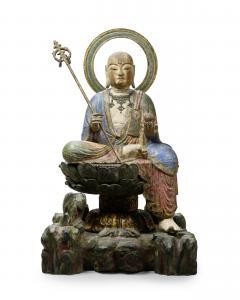 KOSHO 1534-1621,the Bodhisatva Jizo Momoyama,c.1600,Bonhams GB 2017-03-15