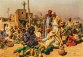 KOSLER Franz Xaver 1864-1905,A Market Scene in Cairo,Palais Dorotheum AT 2024-04-25