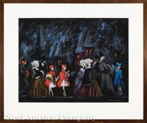 KOSORUKOV Valery 1937,Guests, Nutcracker Ballet in the Bolshoi Theat,1991,Neal Auction Company 2020-09-11