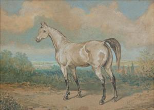 KOSSAK Juliusz 1824-1899,Study of a horse,1886,Desa Unicum PL 2024-02-22