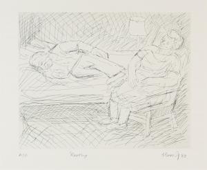 KOSSOFF Leon 1926-2019,Resting,1983,Ewbank Auctions GB 2024-04-25