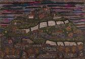 KOSTERV Majorie,Village on a Hill,1988,Bonhams GB 2011-09-20