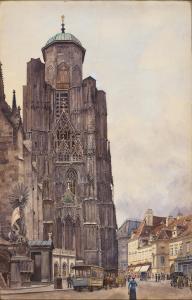 KOSTKA Josef Alexander,The North Tower of St. Stephen\’s Cathedral,Palais Dorotheum 2023-04-04