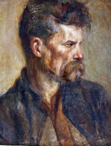 KOSTURKOVA Tzvetana 1914,A Portrait Of A Man,Victoria BG 2010-12-15