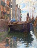 KOSZKOL Jeno, Eugene 1868-1935,Boats,Nagyhazi galeria HU 2019-03-12