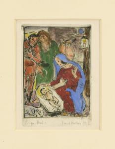 KOTHER Paul 1878-1963,Biblische Szene mit Darstellung der Geburt Christi,1927,Wendl DE 2023-10-25