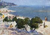 KOTOVIJ V,Beach Scene at Urzuf,Rowley Fine Art Auctioneers GB 2017-02-21