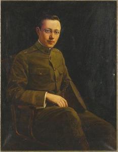 KOUPAL Lusk Marie 1862-1929,Portrait of a Soldier,1926,Susanin's US 2020-03-26
