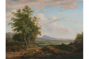 KOUVENHOVEN van Jacob,De rivier de Aar, Kanton Bern,1823,AAG - Art & Antiques Group 2015-11-16