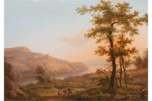 KOUVENHOVEN van Jacob,The Meuse valley at Huy, Belgium,AAG - Art & Antiques Group 2015-11-16