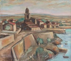 KOUZMINE Arcady 1900-1900,Paire de paysage Paysage en bord de mer,1926,Damien Leclere FR 2018-04-18