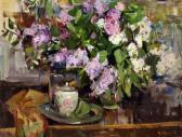 KOVALENKO Cergey 1980-2000,Still Life with Lilacs,1980,Canterbury Auction GB 2013-12-06