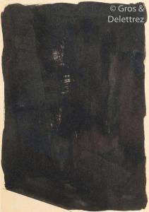 Kovanda Jiri 1953,Sans titre (Composition noir),1980,Gros-Delettrez FR 2020-06-09