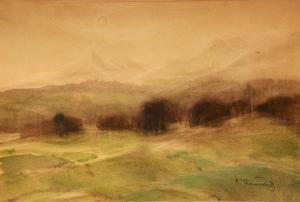 KOVESKY Geza 1887-1950,Mountain forest,Pinter HU 2022-01-16
