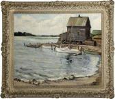 KOWALSKI Arthur 1893-1958,Niagara River Boat House,John Moran Auctioneers US 2008-05-13