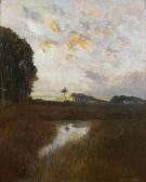 KOWALSKI Ivan Ivanovitch 1839-1937,paysage à le rivière,Osenat FR 2006-11-26