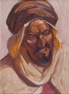 KOWALSKY F,Charaktervolles Portrait eines Beduinen,Auktionshaus Dr. Fischer DE 2009-04-23