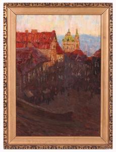 KOZAK Vaclav 1889-1969,SV. MIKULÁŠ VPRAZE,1910,European Arts CZ 2022-03-03