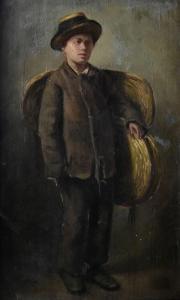 KOZAKIEWICZ Anton 1841-1929,Chłopiec sprzedający kosze,Desa Dom Auckcyjny PL 2022-05-14