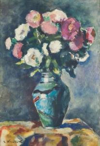 KRAśNIK Zbigniew,Still life with peonies,Desa Unicum PL 2019-02-14