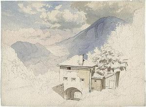 KRABBES Hermann 1840-1920,Sommerliche Landschaft in Südtirol,Galerie Bassenge DE 2015-11-27
