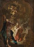 KRACKER Johann Lucas 1717-1779,Figure scene with Saints,im Kinsky Auktionshaus AT 2019-10-22