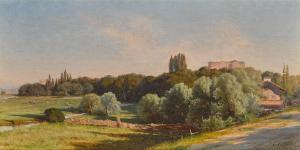 KRACKOVSKIJ Josif Evstaf'evic 1854-1914,Landscape with Country House,Sotheby's GB 2023-12-07