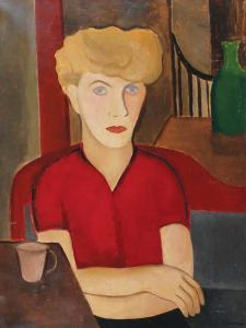 KRAEMER Nathalie 1891-1943,Portret kobiety,Sopocki Dom Aukcjny PL 2016-08-13