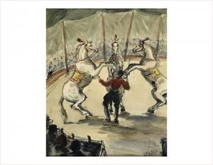 KRAFFT Andrè 1900-1900,Le cirque,Anaf Arts Auction FR 2008-06-09