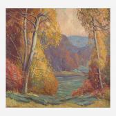 KRAFFT Carl Rudolph 1884-1938,Fantasy: Ozark Mountains,Freeman US 2023-09-20