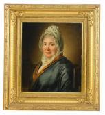 KRAFFT Per II 1777-1863,Porträtt föreställande Christina Elisabeth H,1807,Stockholms Auktionsverket 2008-11-26