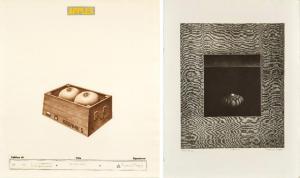 KRAGULY Radovan 1935,Water Lily and Two Apples in a Box,1973,Rosebery's GB 2021-05-08