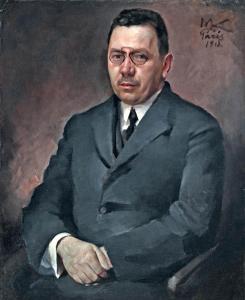 KRALJEVIC MIROSLAV 1885-1913,Portrait of a man,1912,Nagyhazi galeria HU 2015-12-16