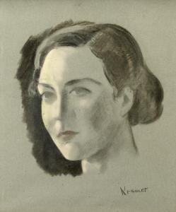 KRAMER Jacob 1892-1962,HEAD OF YOUNG WOMAN,Mellors & Kirk GB 2011-11-24