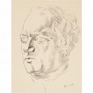 KRAMER Jacob 1892-1962,PORTRAIT OF SIR JACOB EPSTEIN,Lyon & Turnbull GB 2014-10-29