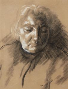 KRAMER Jacob 1892-1962,The Artist's Mother, Cecilia Kramer,Rosebery's GB 2023-11-29