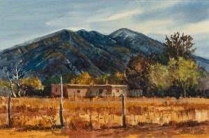 KRAMER James 1927,Taos Mountains,2013,Santa Fe Art Auction US 2022-05-28