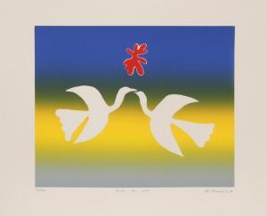 KRAMER Mireille 1932,Birds in Love,1980,Ro Gallery US 2024-02-07